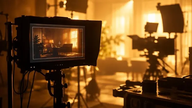 导演监视器前的一天:十几个小时就看那块屏 配图